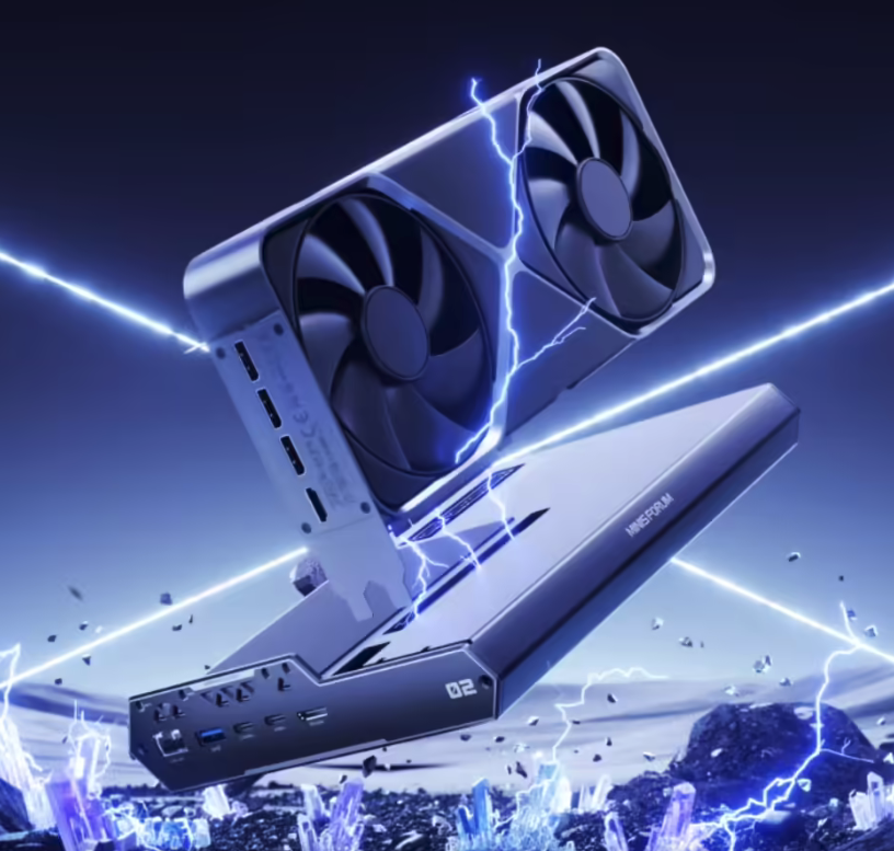 铭凡DEG2显卡坞开售 双高速接口+多扩展槽 定价1299元